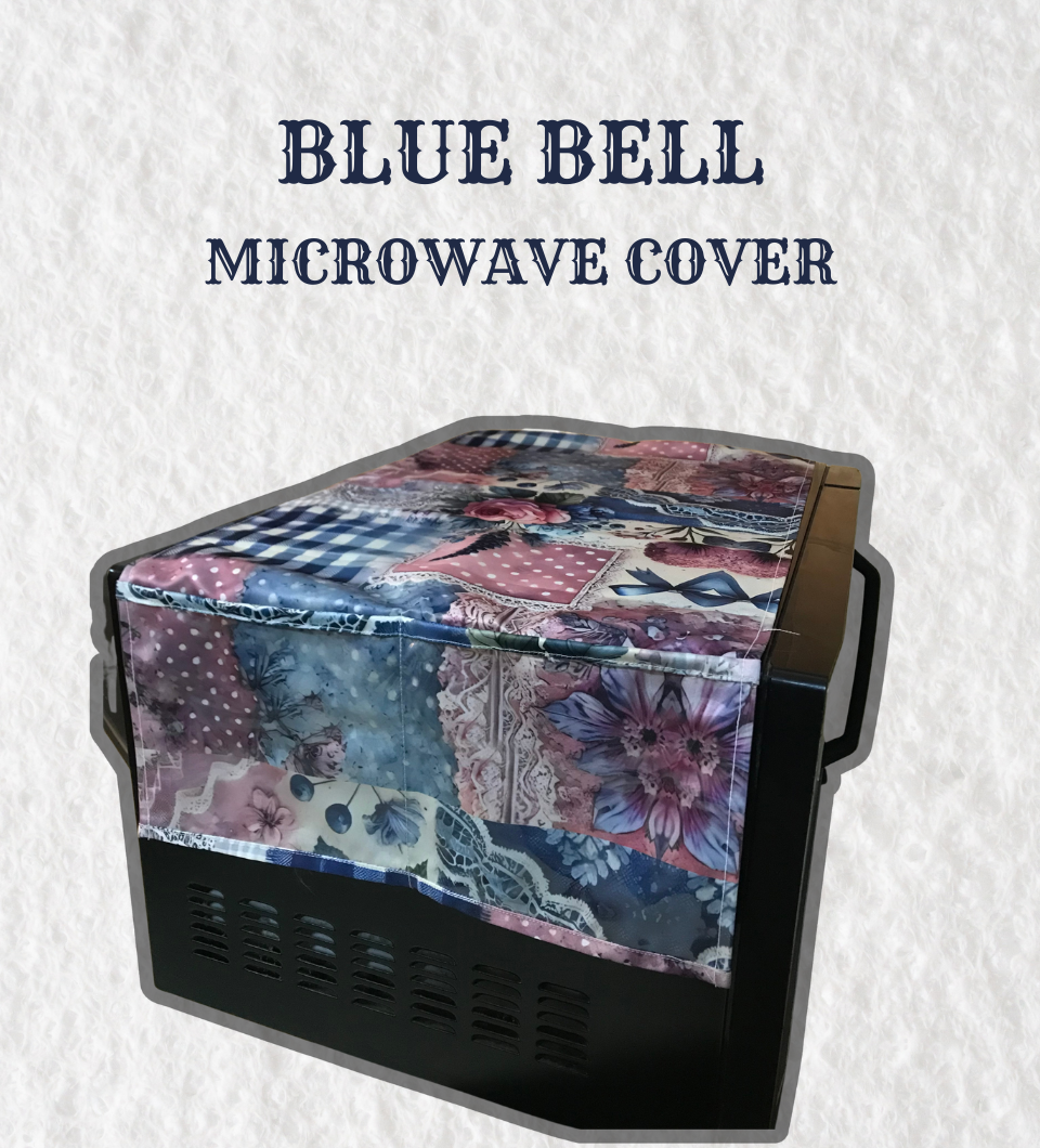 Printed Microwave Oven Cover with Utility Pockets