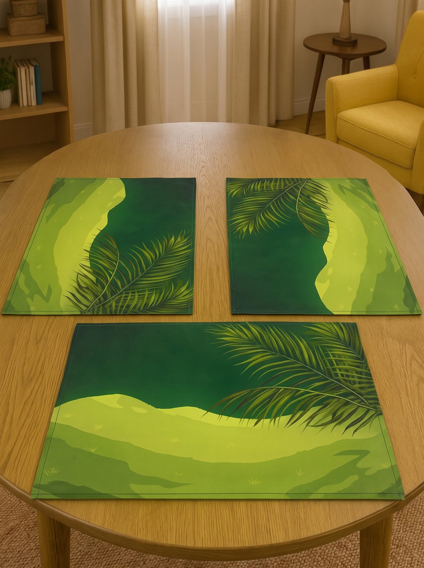 Tropical Green – Canvas Table Mat