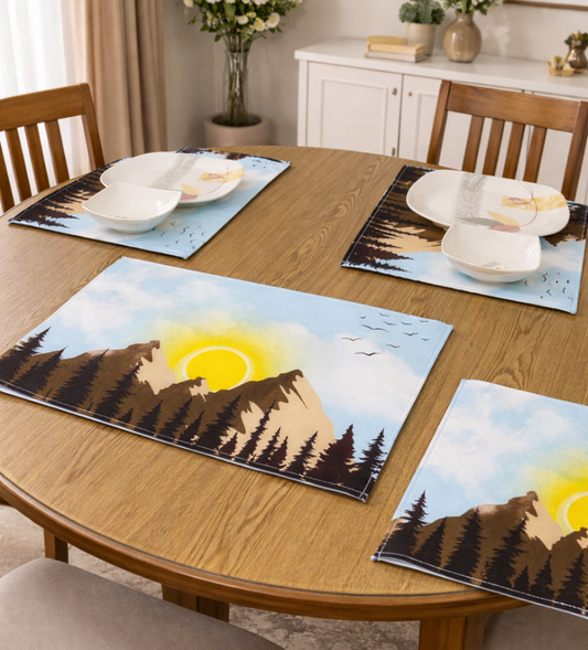 Sunrise Mountain – Canvas Table Mat