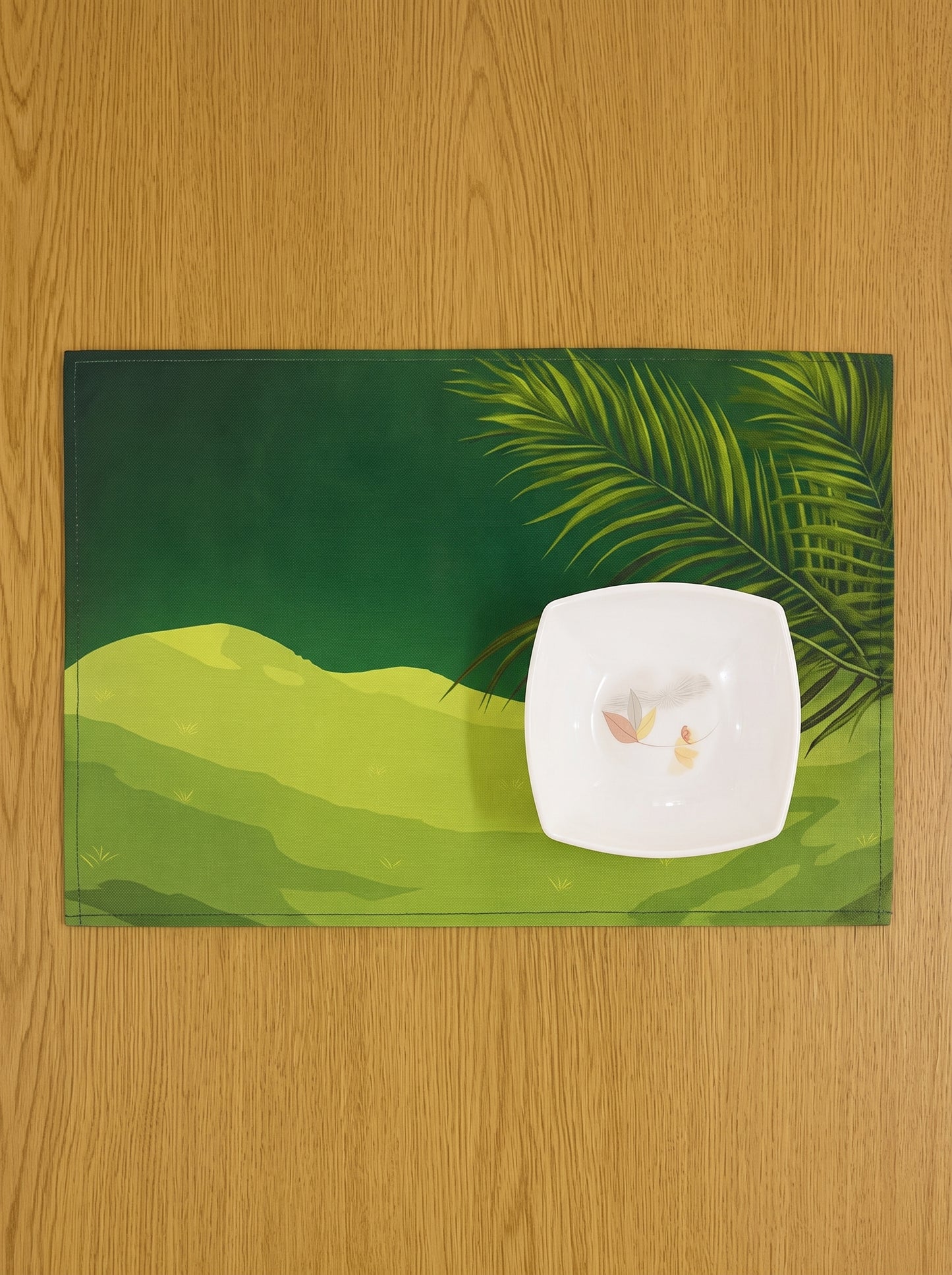 Tropical Green – Canvas Table Mat