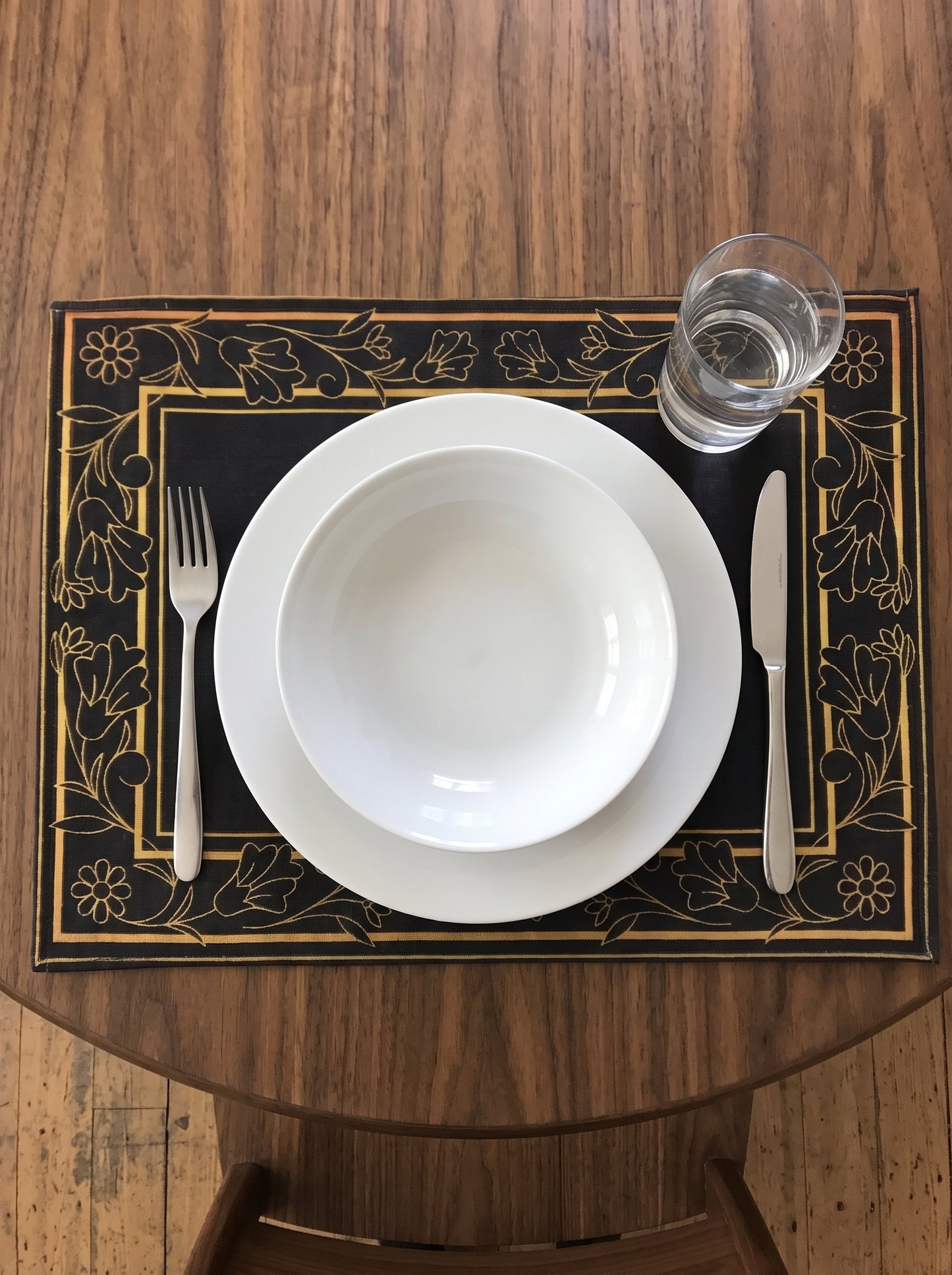 Golden Botanical - Canvas Table Mat