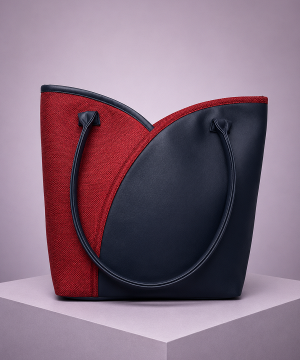 Monarch Red-Blue Criss-Cross Bag