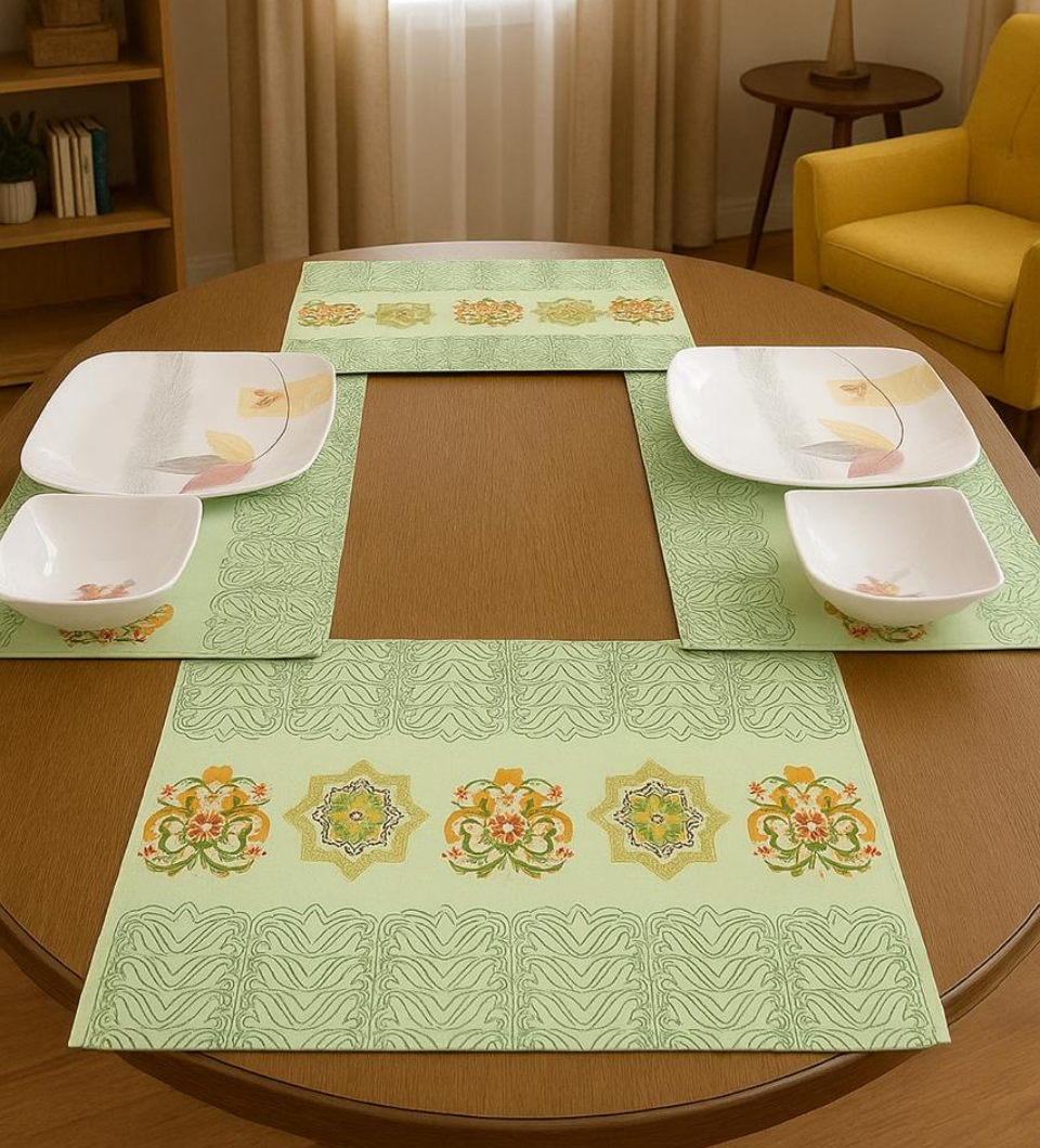 Mint Green - Canvas Table Mat