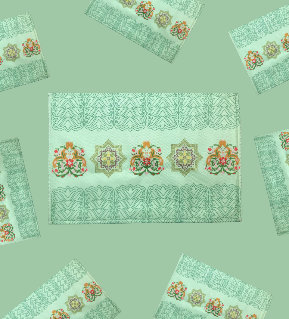 Mint Green - Canvas Table Mat - Image 2